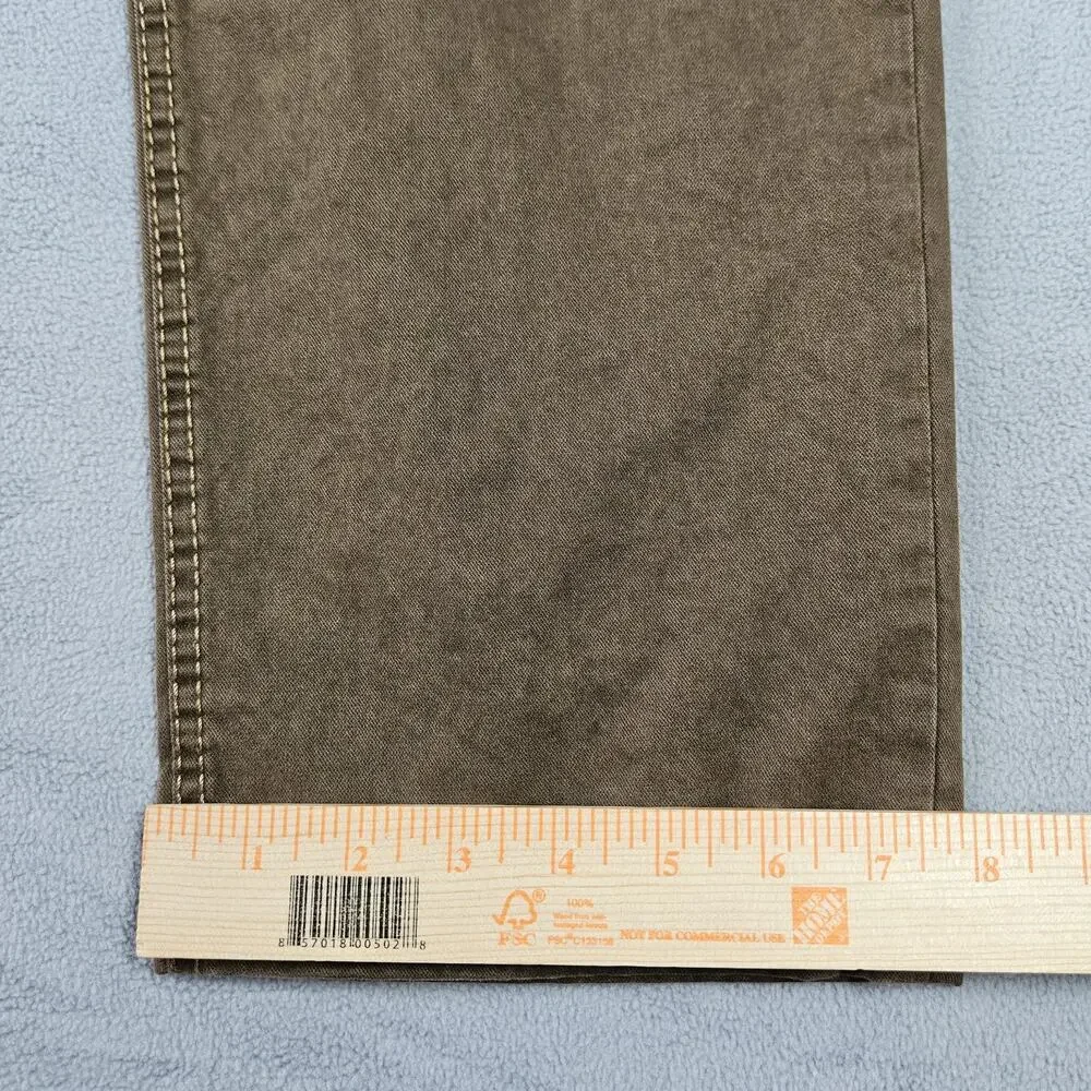 MAC Jeans‎ Arne Pipe Mens 38x28 Brown Straight Leg Pants Mid-Rise Stretch Casual